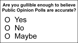 Public Opinion Polls Are Highly Deceptive